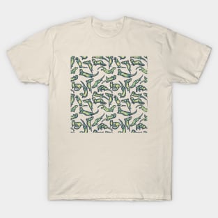 Playful Otters All Over Print T-Shirt